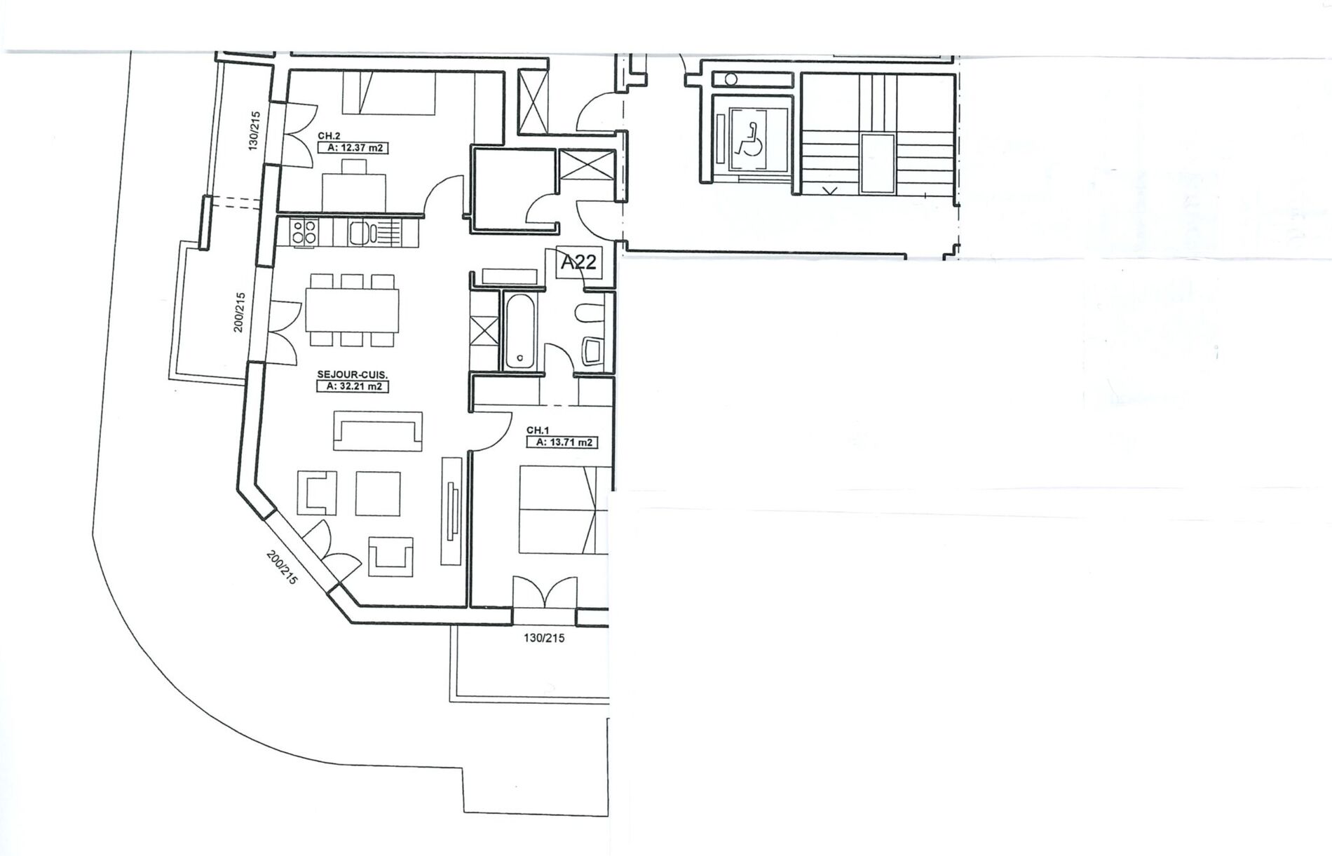 Appartement contemporain proche de la gare - Vue 10