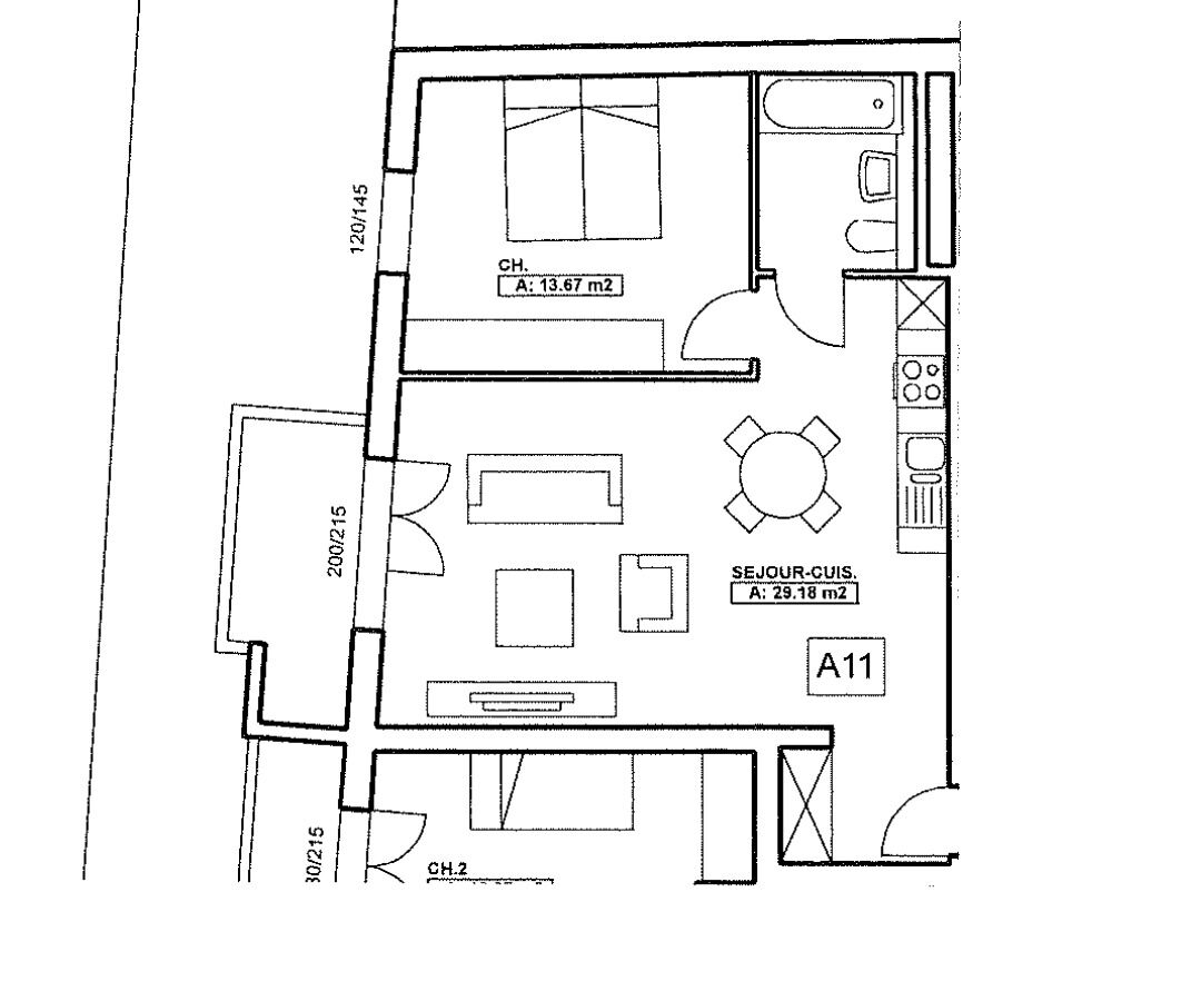 Appartement contemporain proche de la gare - Vue 8