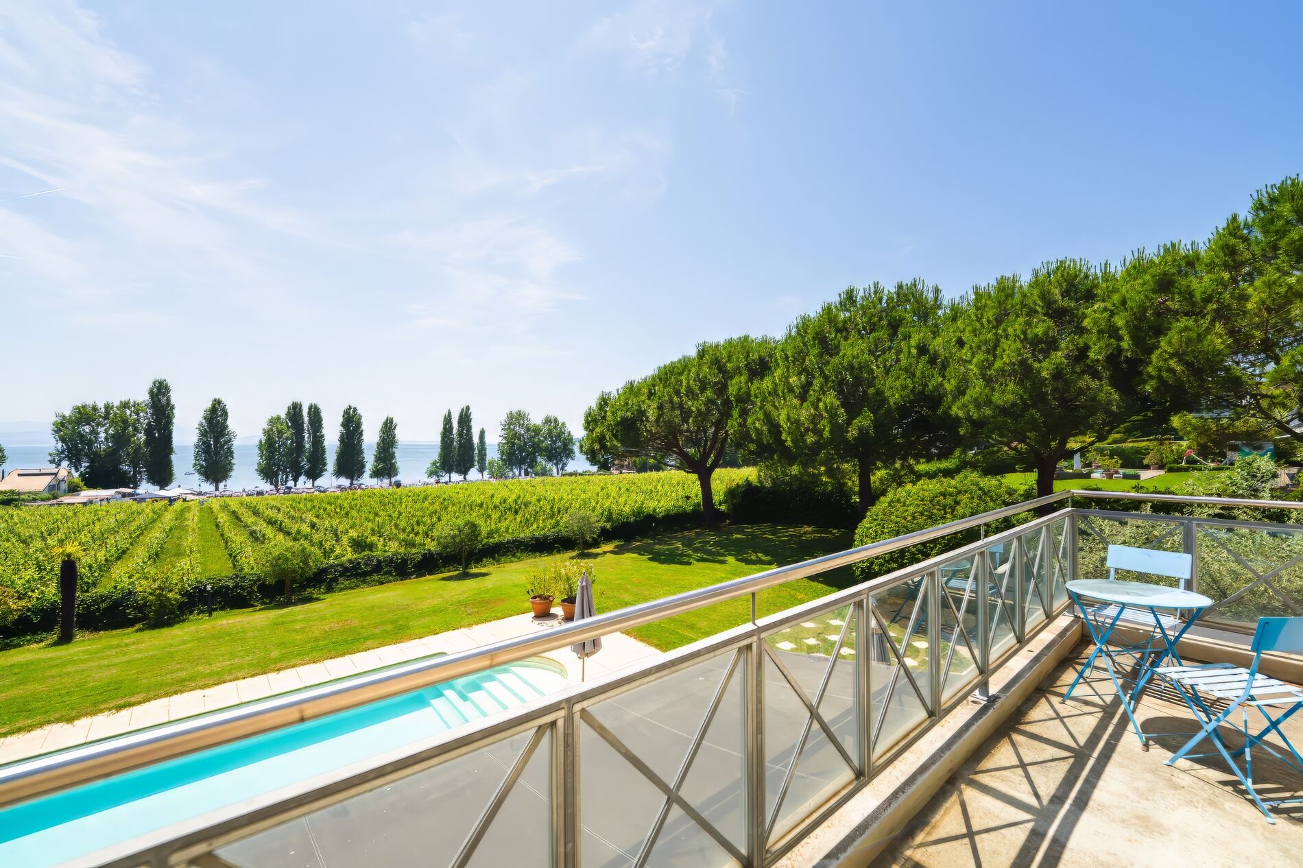 Somptueuse maison avec vue lac et piscine - Vue 1