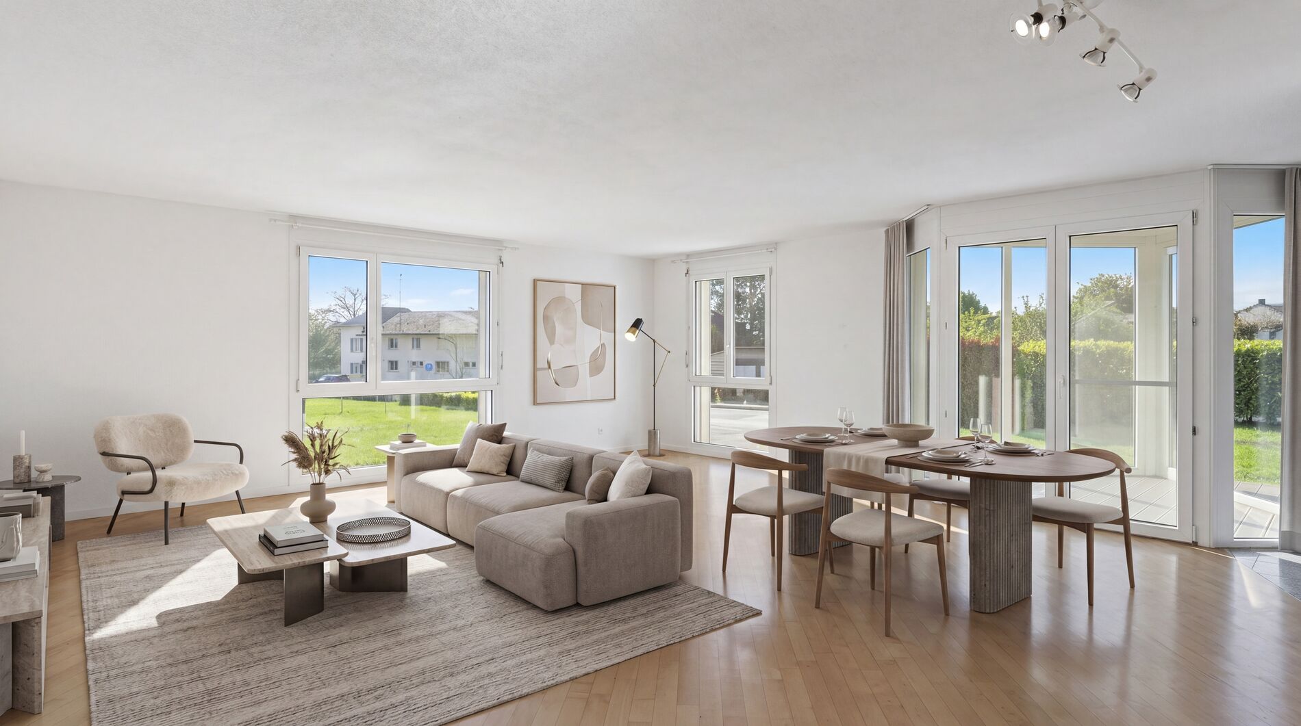 Lovely ground-floor apartment with garden, 5 minutes by car from the lake - Vue 3