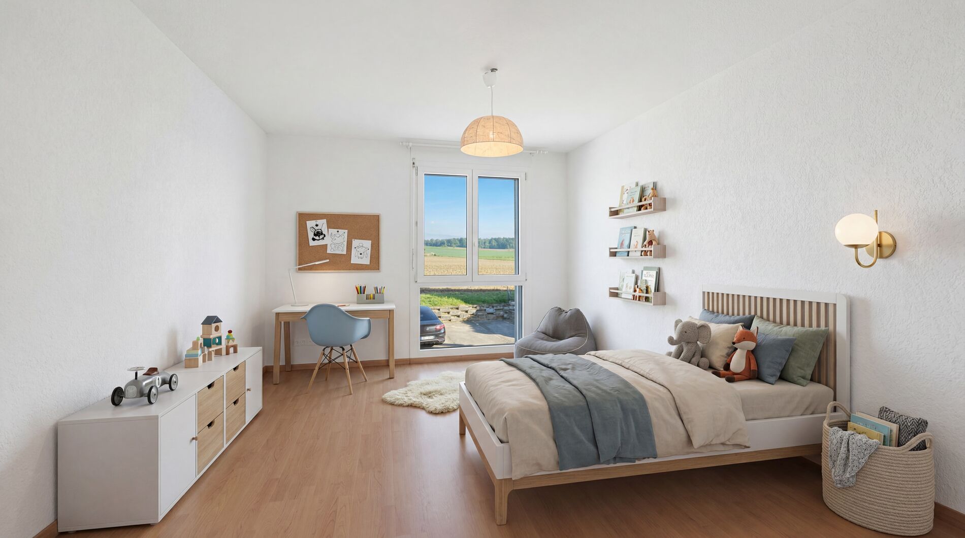 Lovely ground-floor apartment with garden, 5 minutes by car from the lake - Vue 10