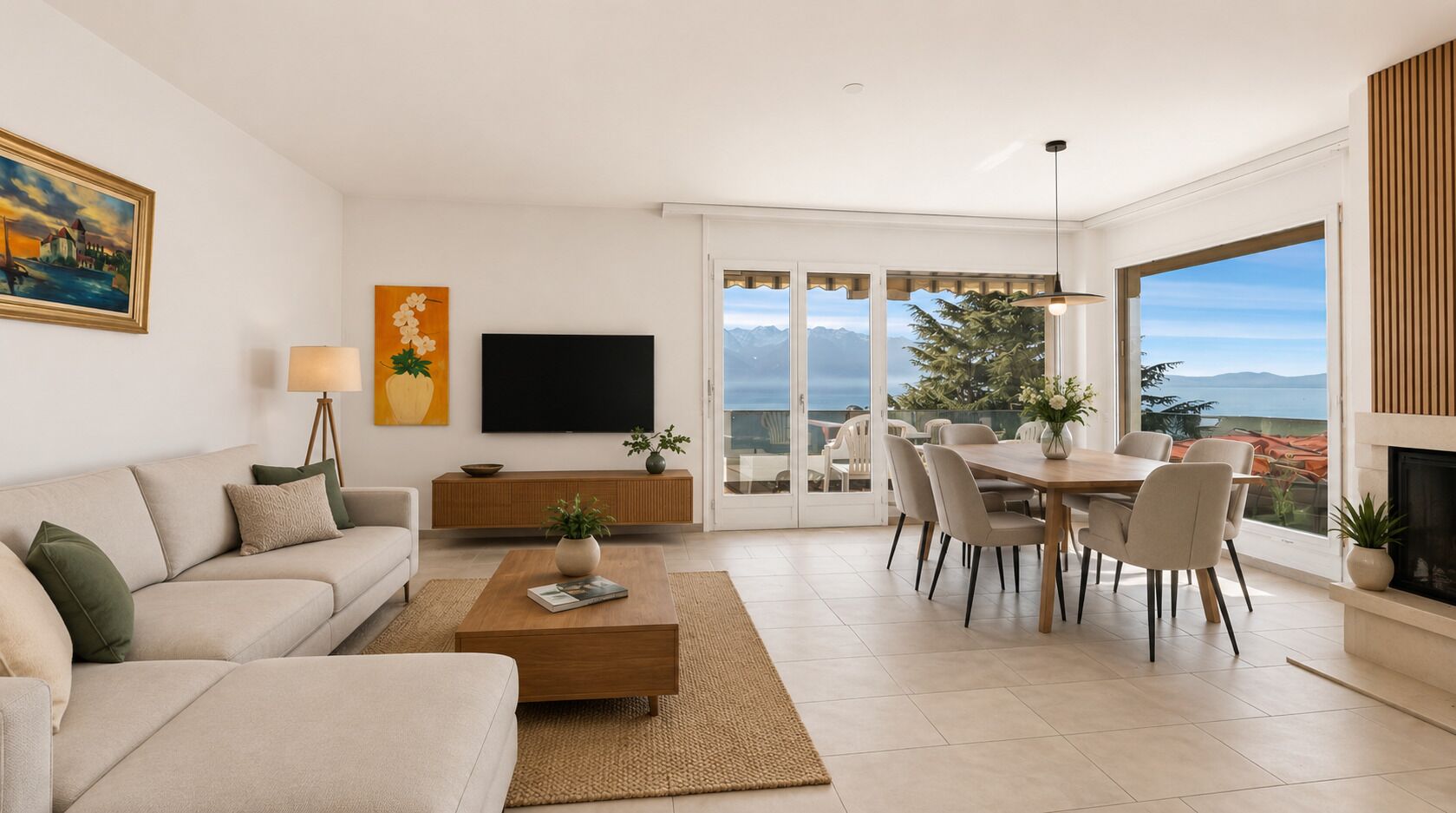Spacious apartment with breathtaking lake views - Vue 3