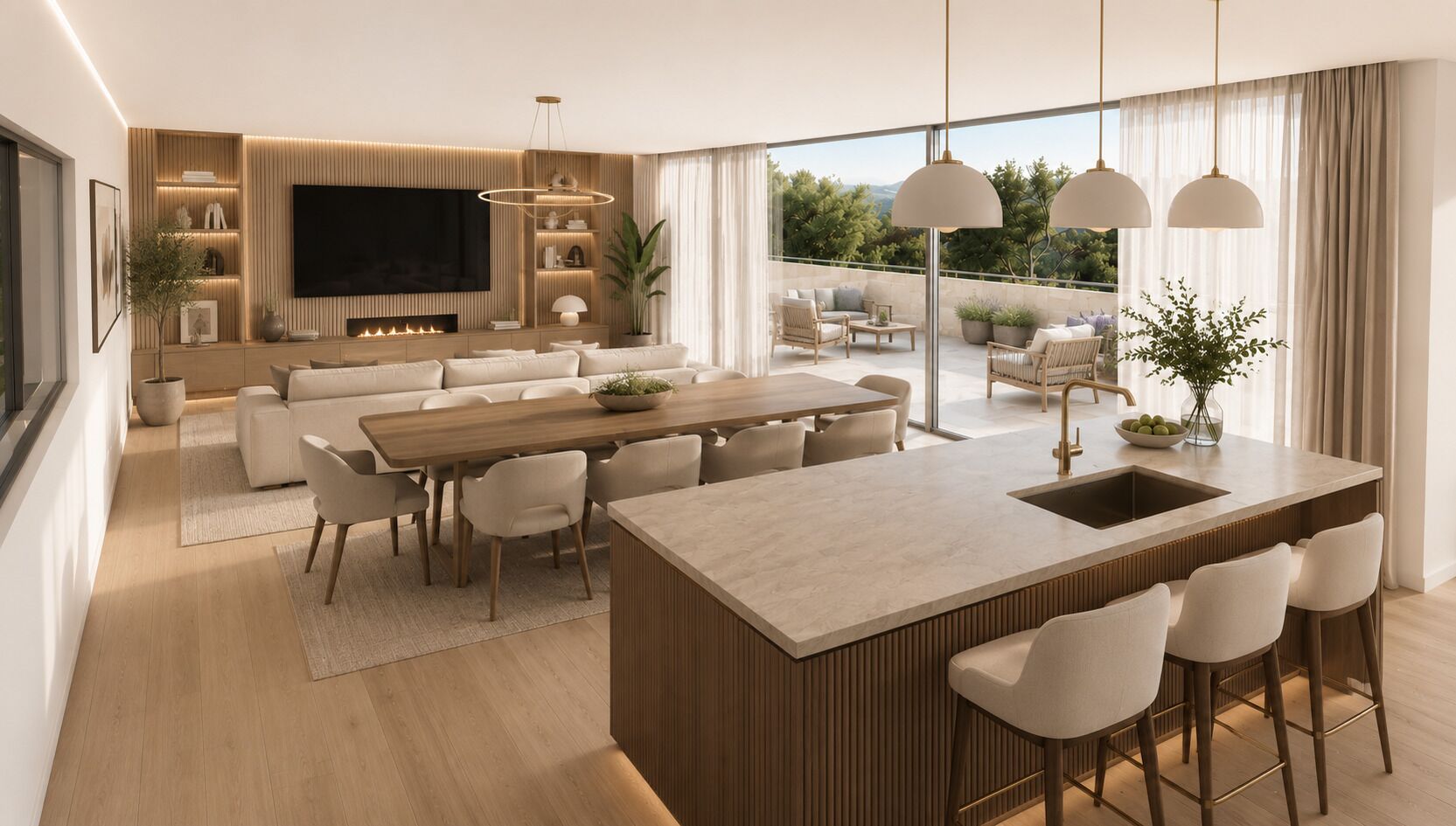 New contemporary penthouse apartment (off-plan) - Vue 2