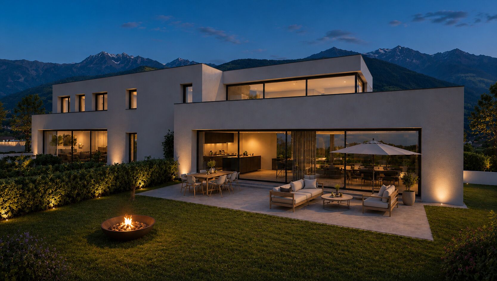 New contemporary apartment plan - Vue 1