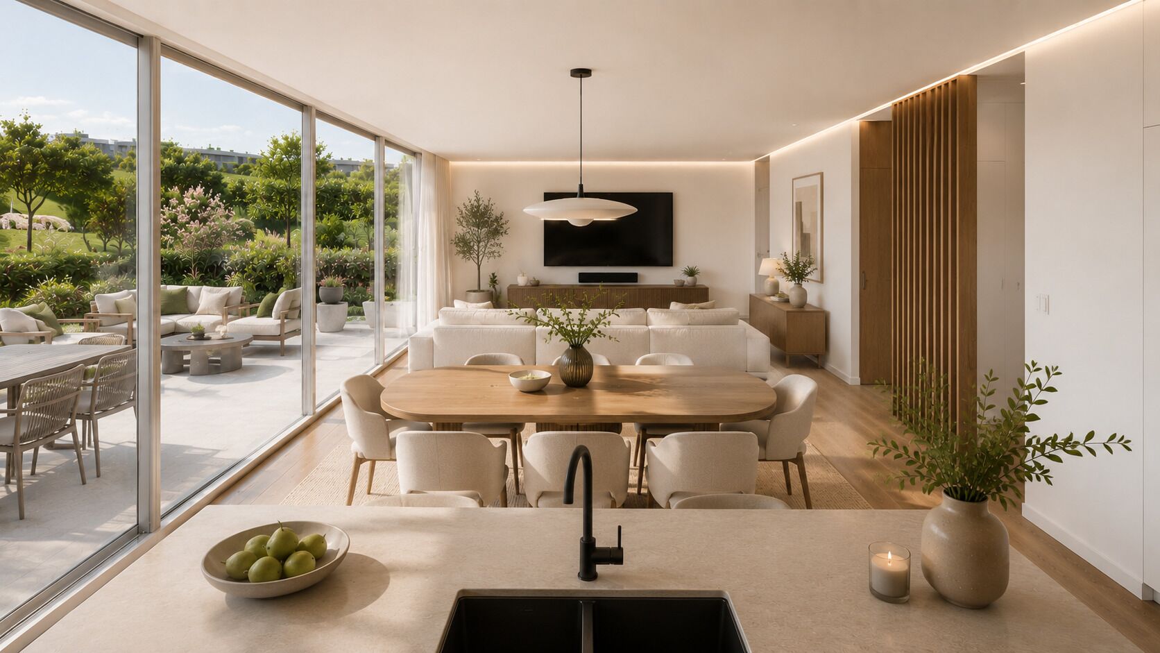 New contemporary apartment plan - Vue 2