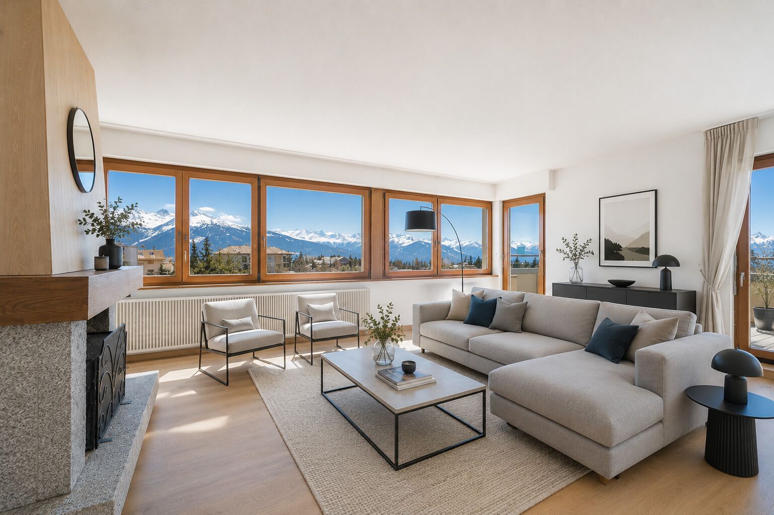 Magnificent duplex in the center of the resort with panoramic views - Vue 2
