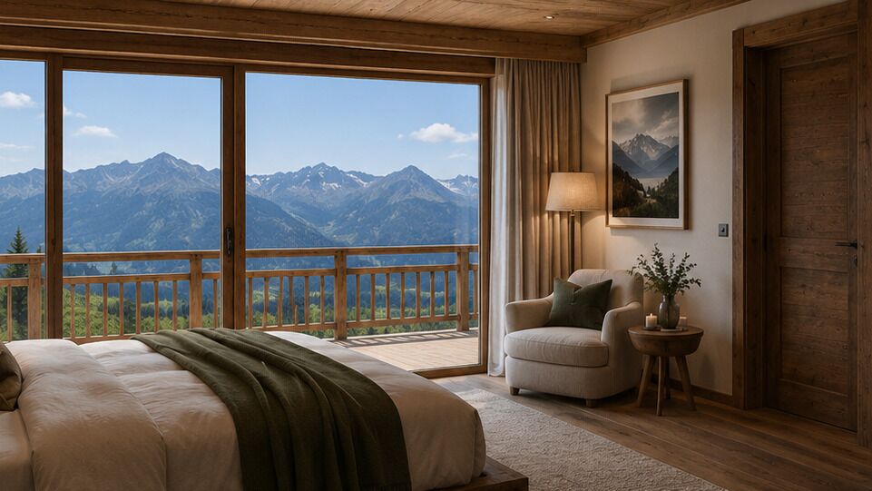 Beautiful new apartment close to the centre of Crans-Montana - Vue 5