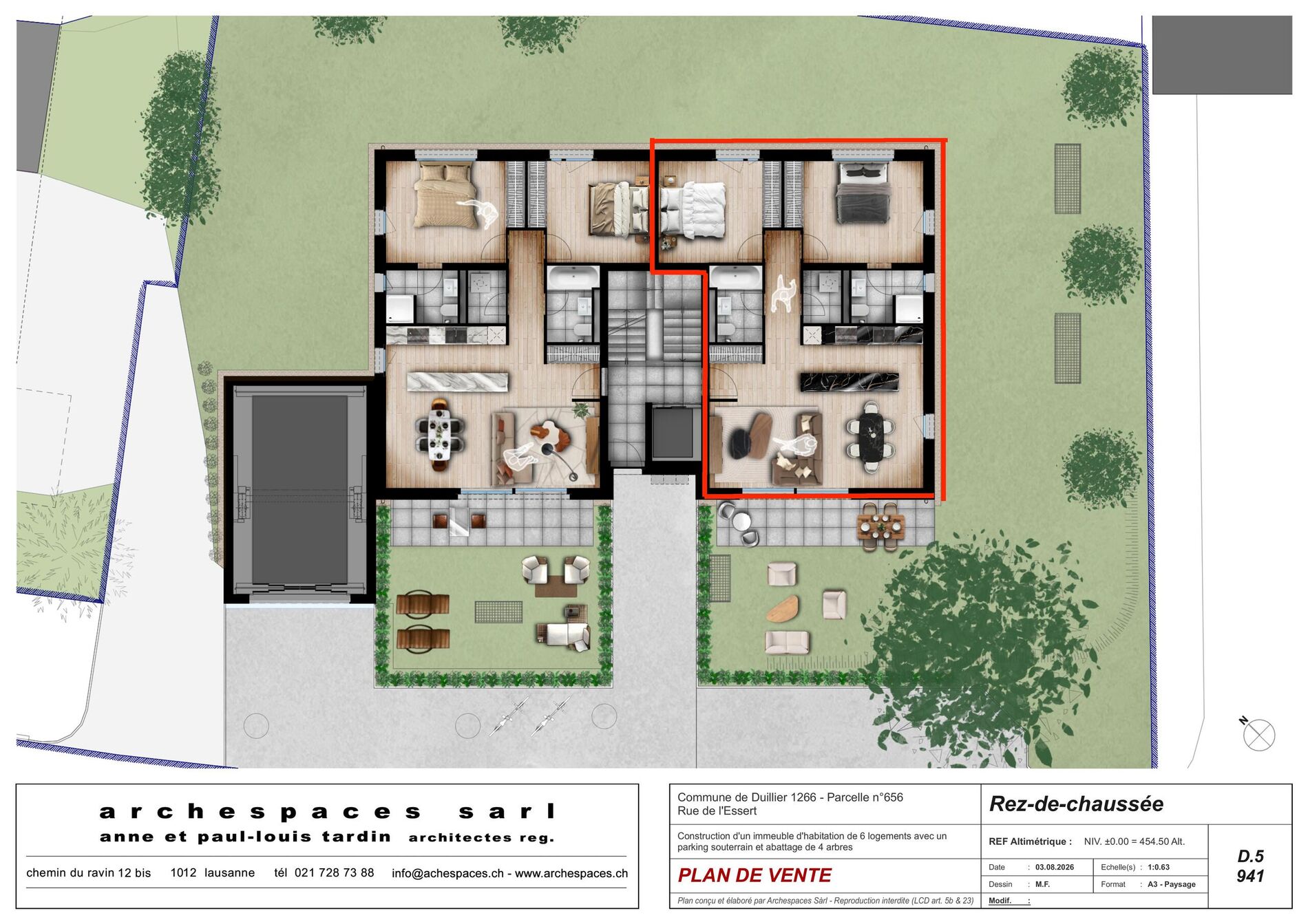 Agréable nouvel appartement avec jardin - Vue 5