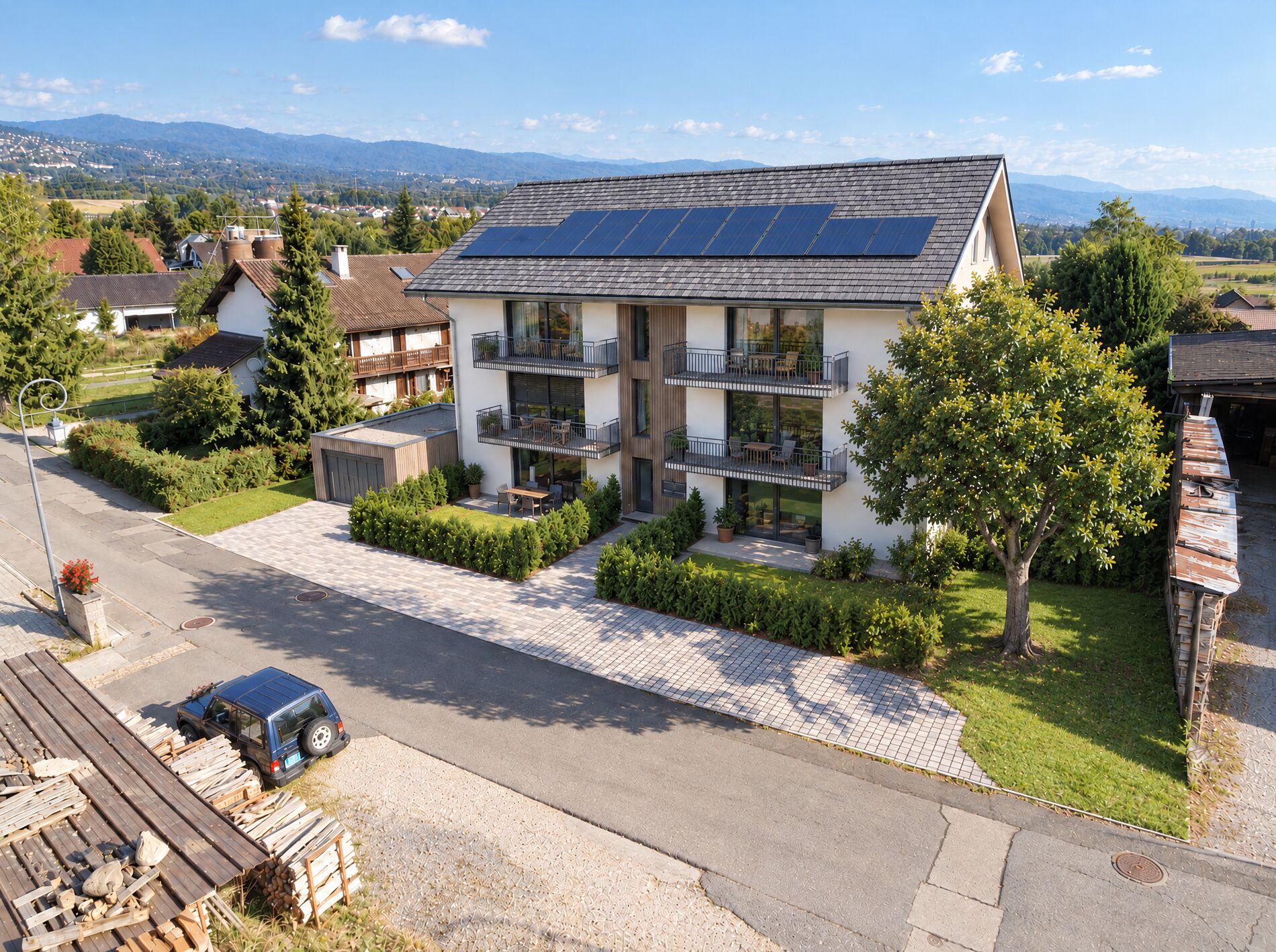 Agréable nouvel appartement avec jardin - Vue 2
