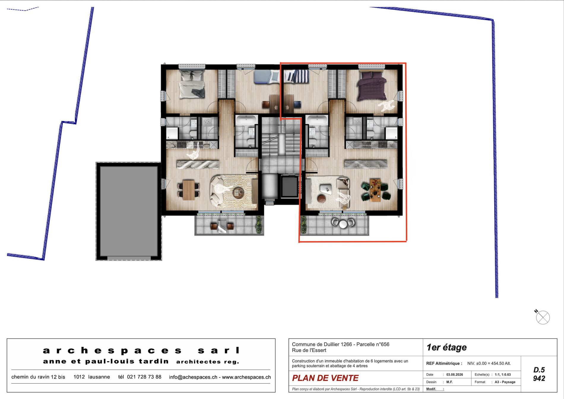 Agréable nouvel appartement avec jardin - Vue 5