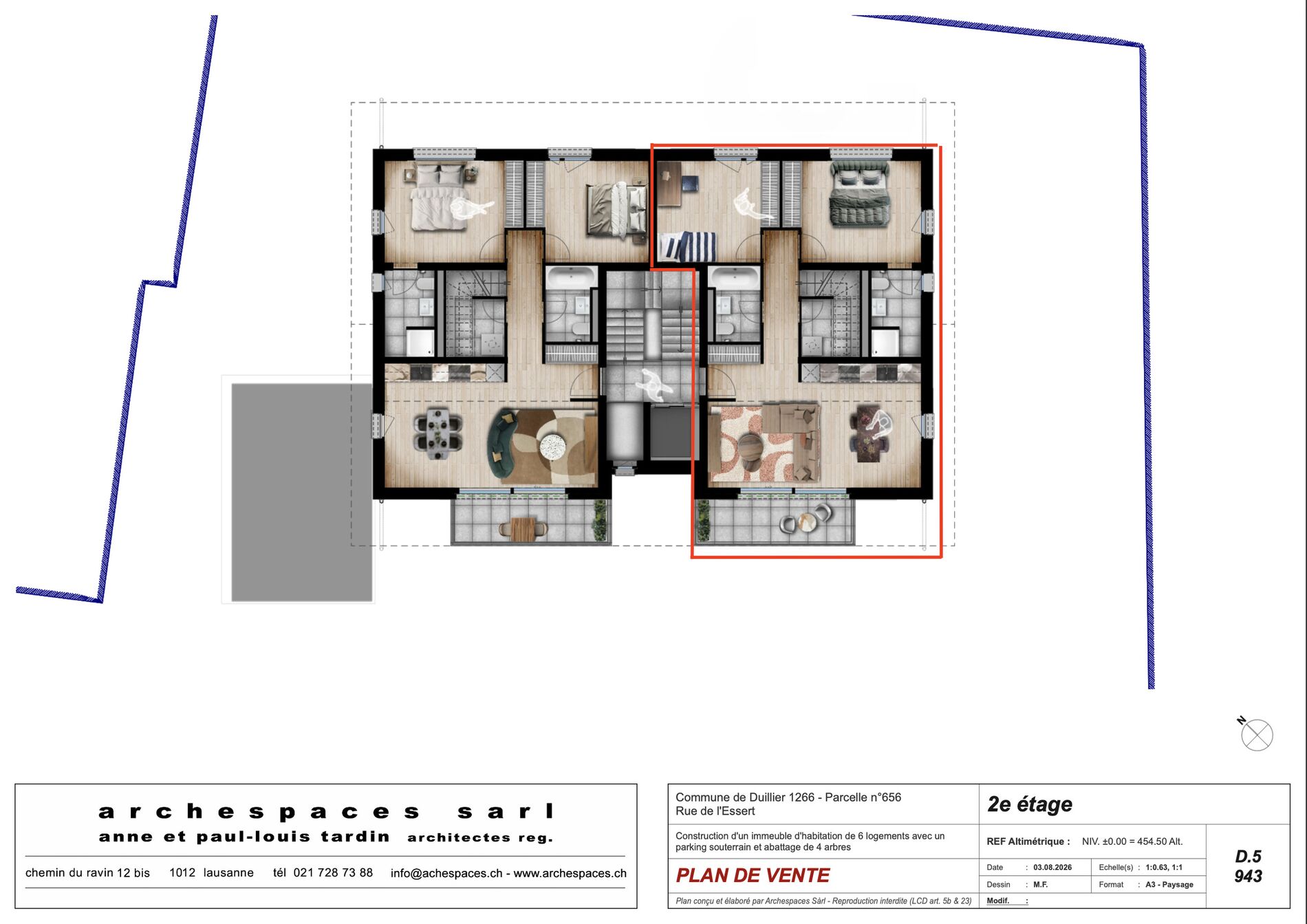 Agréable nouvel appartement avec jardin - Vue 6